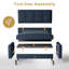 Embrace Supreme Relaxation: causeuse 50 po avec coussins moelleux-71951315