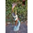 Copper Dolphin Trainer In Action Bronze Statue Fountain Life Size 19" x 26" x 74"H