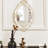 Vintage Oval 14.5'' Decorative Wall Mirror-1291855904