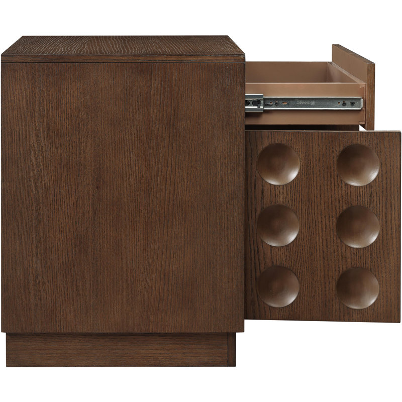 Simeon Night Stand, Brown