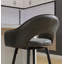 Tabouret de bar pivotant avec repose-pieds et tabouret de bar 27 po-115192817