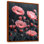 Rose, gris, vent, coquelicots, jardin I - coquelicots, décoration murale