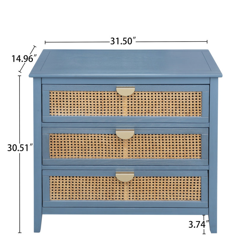 Buffet en rotin avec commode Buffet