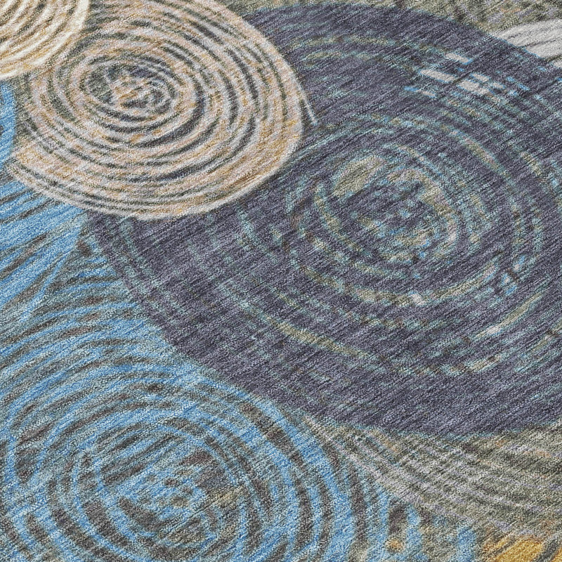 Machine Washable Indoor/Outdoor Jenning ACN2267 Geometric Rug, Rectangle 5' x 7'6"