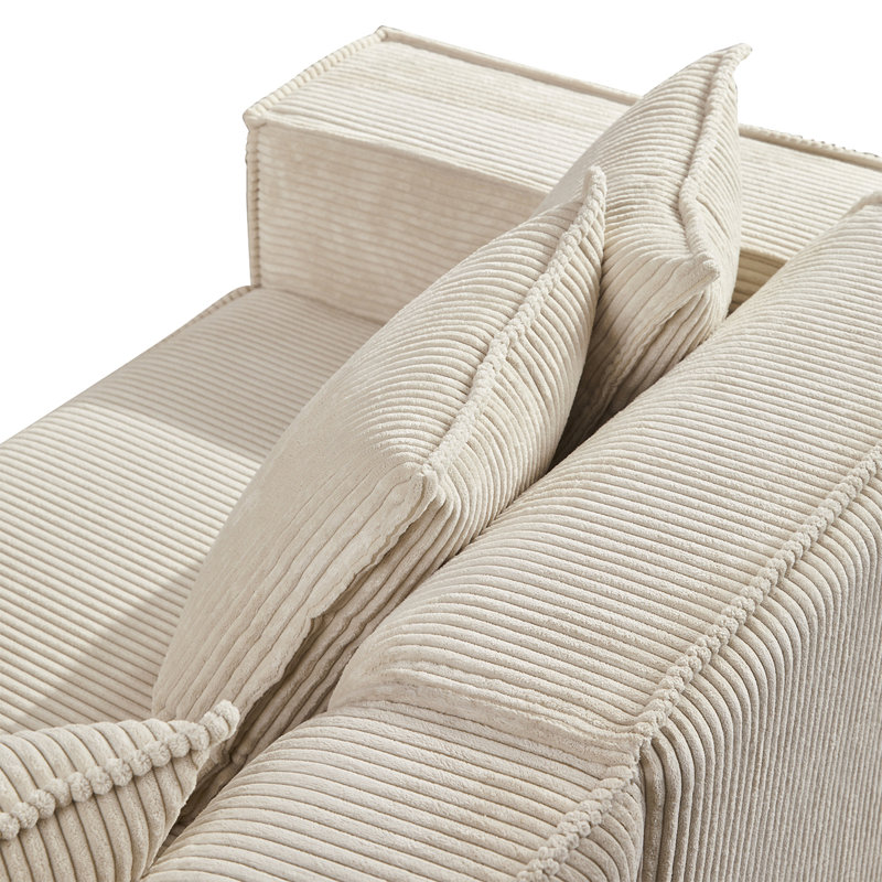 Boneless 78.74" Modular Sectional Sofa Couch