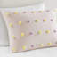4Pcs édredon en coton rose simple / simple TG avec rembourrage et décoration