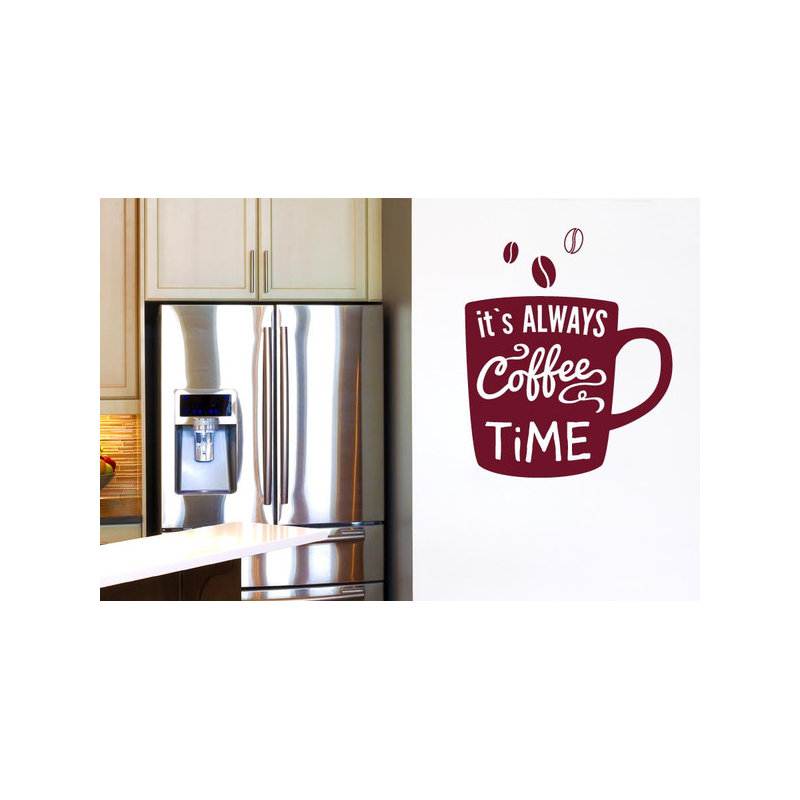 Non-Wall Damaging Wall Decal, Burgundy, Medium