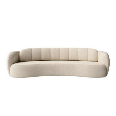 Ensemble de salon courbé 2 pièces Italian Minimalist