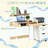 Writing Desk with Storage Shelves and Drawer