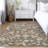 Machine Washable Indoor/Outdoor Chayden ACN1006 Chocolate 9' x 12' Rug-99105685