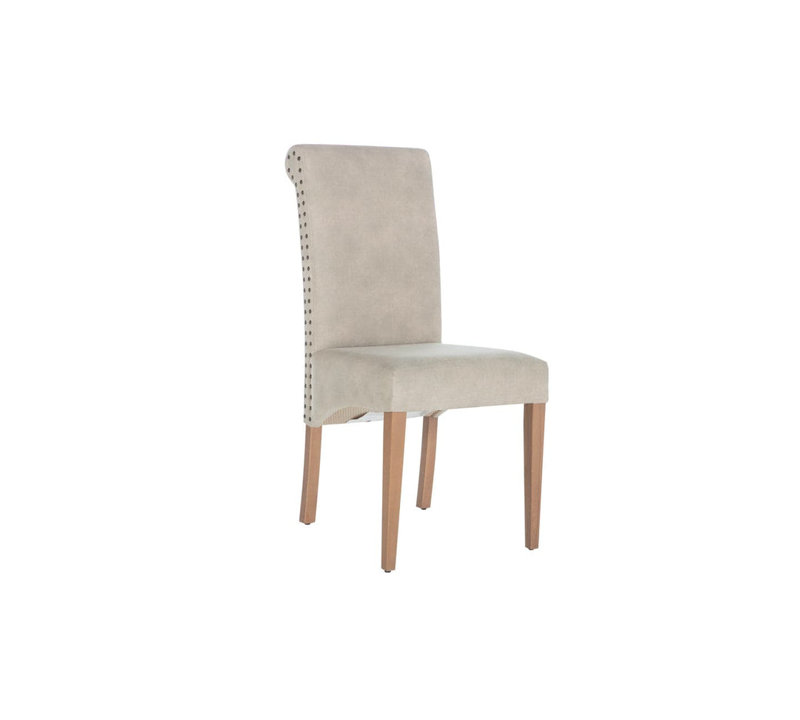Chaise parsons rembourrée en velours Deatrick