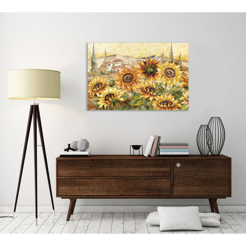 « tournesol », reproduction sur toile tendue, 10 po x 15 po