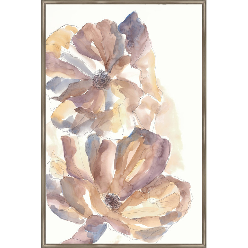 la Floraison IV Framed Painting Canvas