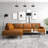 Amarra 107" Wide Genuine Leather Sectional Sofa-100694209