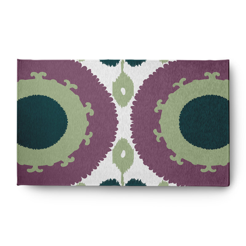 Melchior Chenille Geometric Indoor Rug, Rectangle 3' x 5'