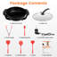 Fondue électrique 6L avec séparateur - Pot à shabu Shabu de 1100 W à 5 réglages de température