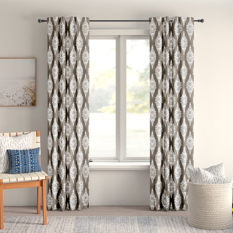 Emma-Anne Room Darkening Curtain Pair, 52"W x 84"L, Taupe