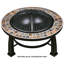 Bulle Round Steel Wood Burning Fire Pit