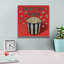 «Epic Graffiti« Enjoy The Show Red »par Wild Apple, art mural sur toile, 12 po x 12 po-1724925895