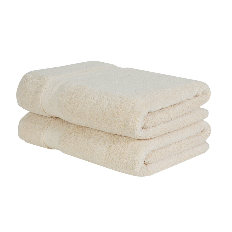 Splash 100% Cotton Zero Twist Bath Towel Set, 550 GSM Ultra Soft Absorbent Bath Towels for Spa & Daily Use, OEKO-TEX Certified, 2 Pack, Sand
