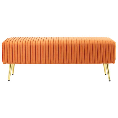 Mattawan Velvet Upholstered Bench