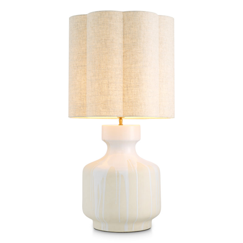Table Lamp Lorena Incl Shade, White