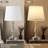 Lamps For Bedrooms Set Of 2, Bedside Lamps With USB Ports, 3 Way Dimmable Nightstand Lamps With Fabric Lampshade, Touch Table Lamp For Living Room Bedroom Office, Bulbs Included-403995363-403995360