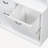 Bathroom Storage Cabinet with Tilt-Out Hamper