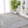 Asaiah Solid Low-Pile Light Grey Rug
