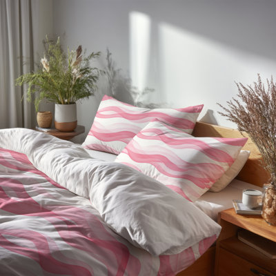 Blush Waves Bedding