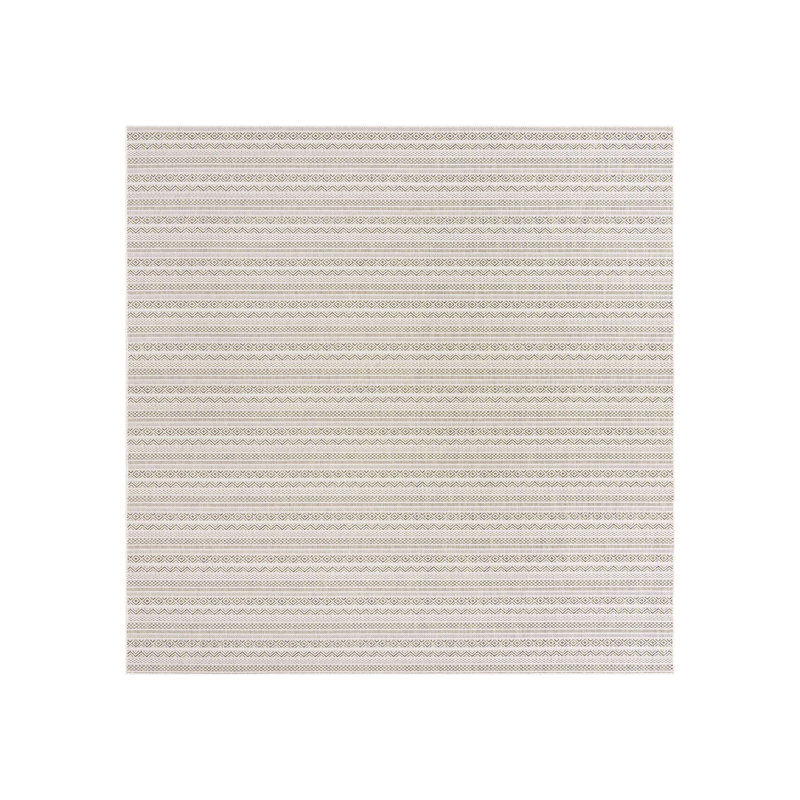 Striped Indoor / Outdoor Rug, Rectangle 9' x 12'