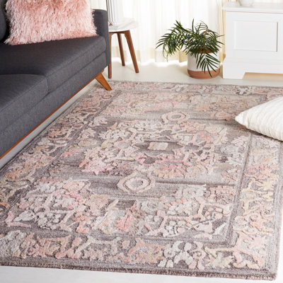 Tapis Marquee 125 gris / rose