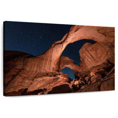 Alvord Double Arch At Arches National Park