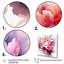 Visons de pivoine rose corail sur toile-621134431-621134434