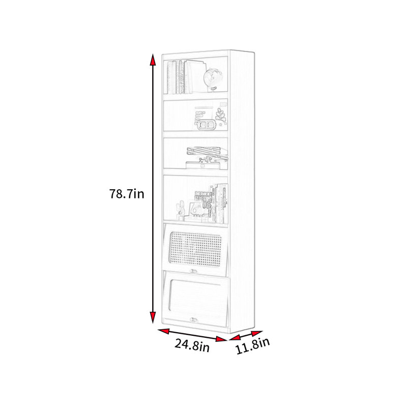 Sagatov, H 78,7 po x l 24,8 po x P 11,8 po