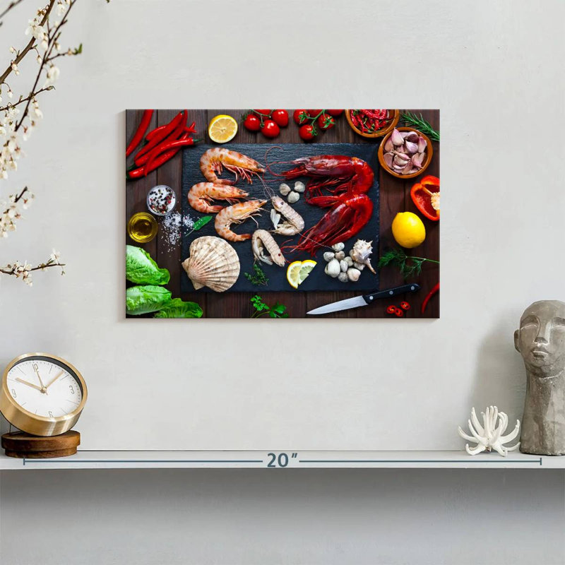 Yarlin cuisine des fruits de mer, H 8 po x l 12 po