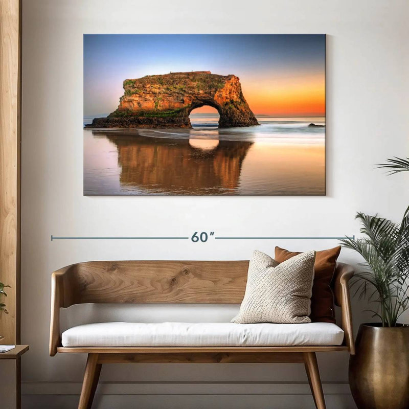 Pont naturel Gillard à Santa Cruz, H 32 po x l 48 po