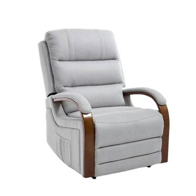 Dual Motor Recliner Chair, Adjustable Recliner with Lumbar Support and Padded Seat Backrest