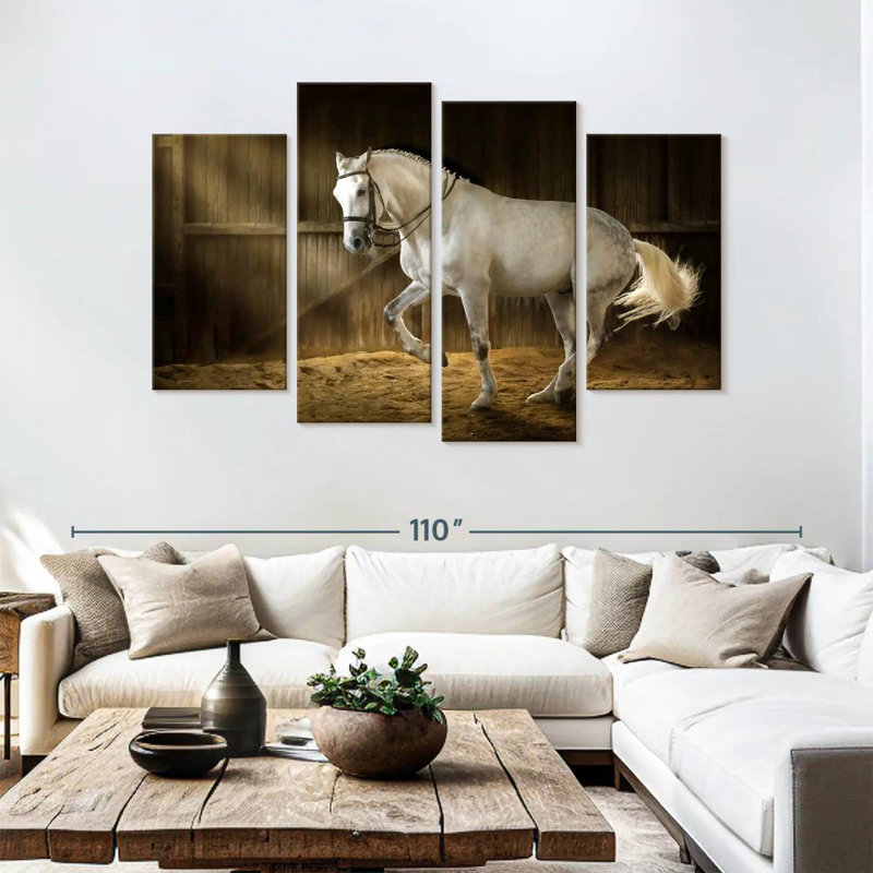 Dressage Piaffe Horse, H 54 po x l 84 po
