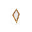 Diamond Rustic Accent Mirror