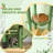 Green Floor-to-Ceiling Cat Tree 89"-100", Climbing Tower with Grooming Post, Condo & Hammock