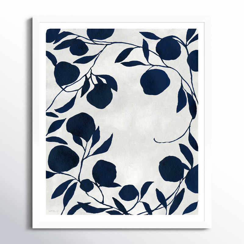 Ink Pomegranate Print by Susan Hable