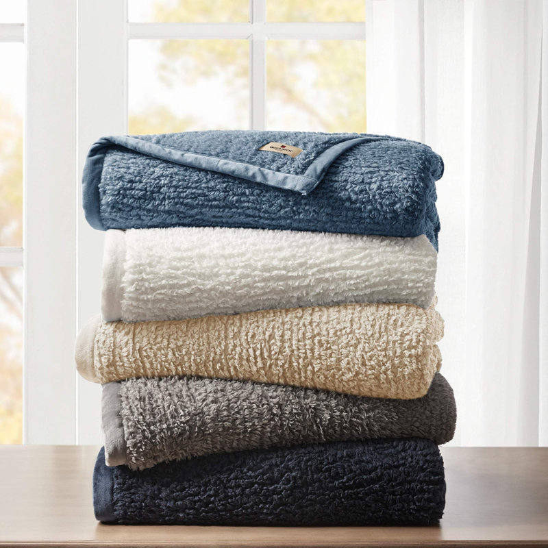 Couverture Burlington, Simple, gris