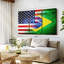 "USA Brésil" sur toile-1810080