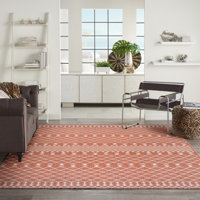 Orange Outdoor Rugs You'll Love | Wayfair