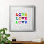 «Love Love Love», art textuel sur toile-588528969-588528971