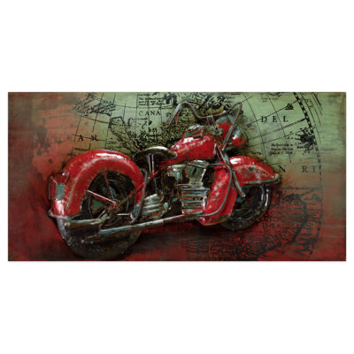 Handmade Industrial Transportation Wall Decor