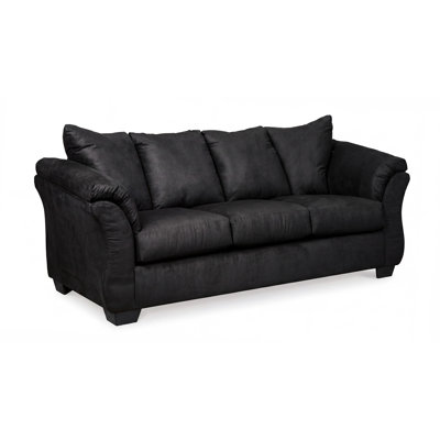 Canapé avec accoudoirs à plateau-coussin Darcy