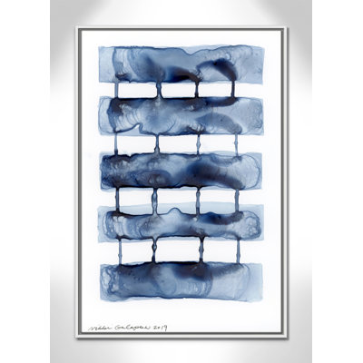Stitched Together I by Nikki Galapon - Solid Wood Rectangle Print Single Piece Item on Canvas