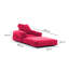 Fauteuil futon large de 35,4 po Elvin-1280276597